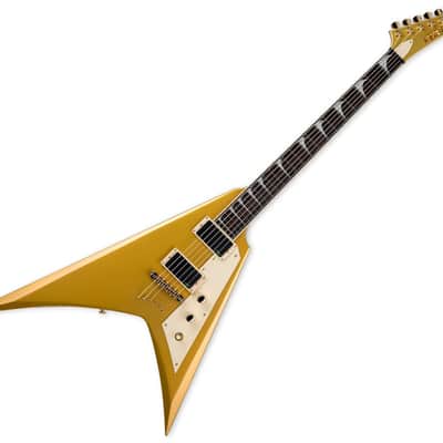 ESP LTD KH-V Kirk Hammett Signature Guitar Metallic Gold B-Stock image 1