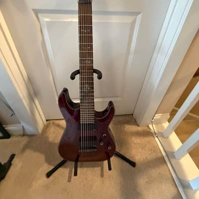 Schecter Damien Elite-7 2010 - 2013 - Crimson Red image 3