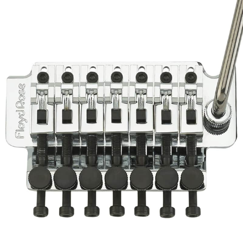 Genuine Floyd Rose 1000 Series Original-Style 7 String Tremolo System - Chrome image 1