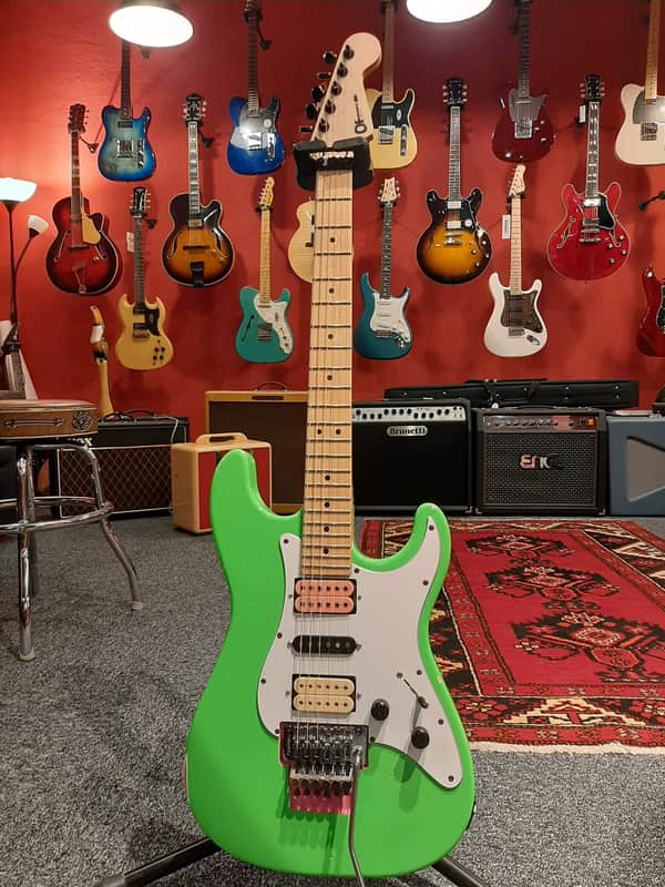 Charvel Steve Vai Green Meanie '85 Made in USA 2008 (Alcatrazz era