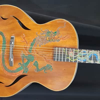 Blueberry Archtop Acoustic Guitar Grand Concert Built to Order in 90 Days image 2