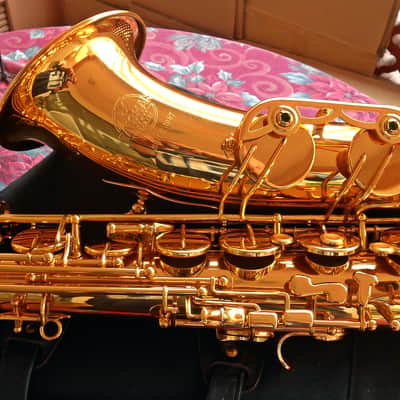 TaiShan Winds Model 7000 Professional Tenor Saxophone Gold-Lacquered Brass image 8