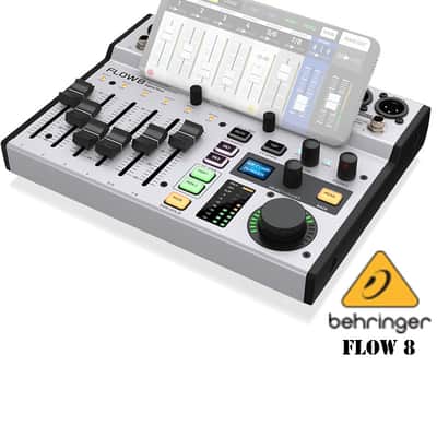 Behringer FLOW 8 8-Input Digital Mixer with Bluetooth Audio 2 FX Processors and USB/Audio Interface image 1