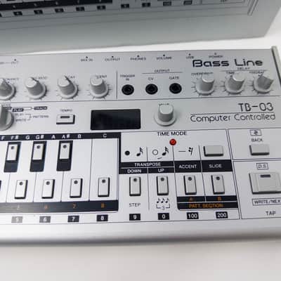 Roland TB-03 Boutique Series Synthesizer Module Bass Line Synthesizer 2016 - Present - Silver image 3