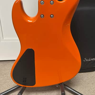 Sadowsky MetroExpress 21 Fret Vintage M/J Bass 5 String Maple Fretboard - Candy Apple Orange image 4