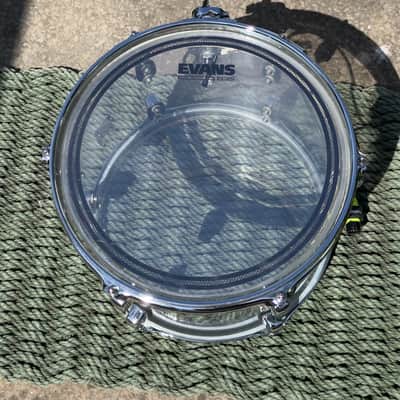 Kirchhoff Kirchhoff 12"x 9" Acrylic Arctic Tom Drum With Drumlite LED & New Evans EC2s 2017 - Acrylic image 4