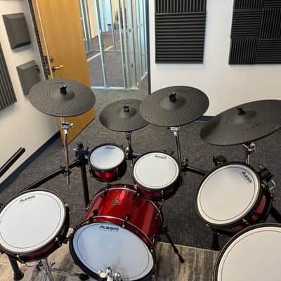 Alesis Strike Pro Special Edition Electronic Drum Set 2023 - Black / Red image 2