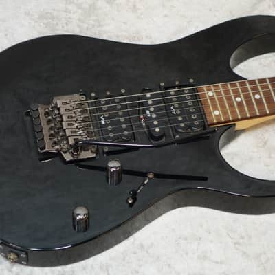 Ibanez RG 470 RG470 electric guitar in black finish MIJ Made in Japan image 1