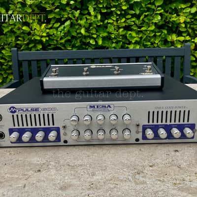✭SUPERB✭VERY RARE✭ MESA BOOGIE M-Pulse 600 Valve Bass Amp ✭Parametric EQ/COMP !✭ RECORD OUT ! image 15