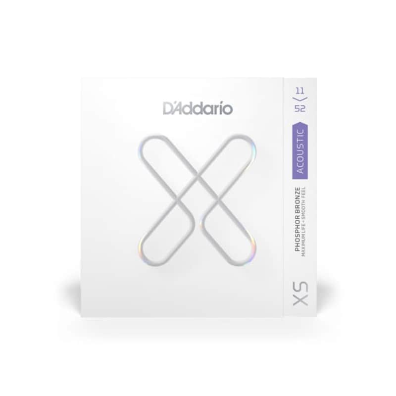D'Addario XSAPB1152 Acoustic Phosphor Bronze, Custom Light, 11-52 image 1