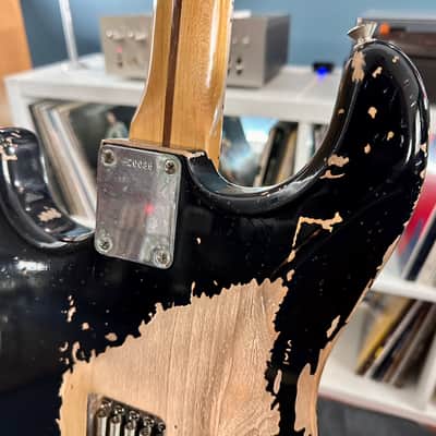 Fender Custom Shop Masterbuilt Chris Fleming Eric Clapton "Blackie" Tribute 2006 - Black Relic image 17