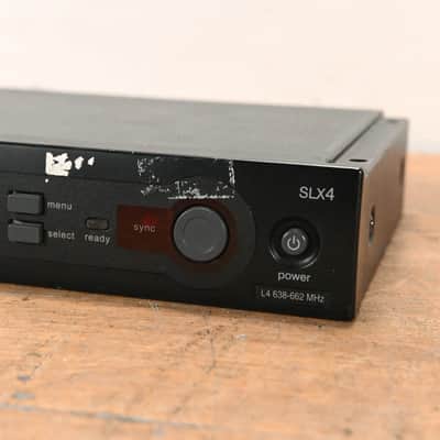 Shure SLX4 Wireless Receiver - L4 Band: 638-662 MHz (NO POWER SUPPLY) CG01SE9 image 2
