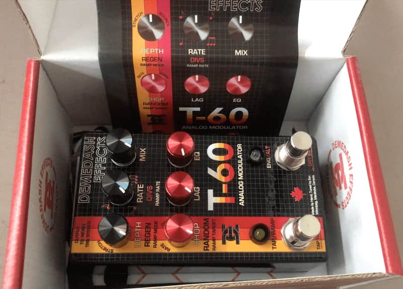 Demedash Effects T-60 Analog Modulator Chorus / Vibrato Pedal image 1