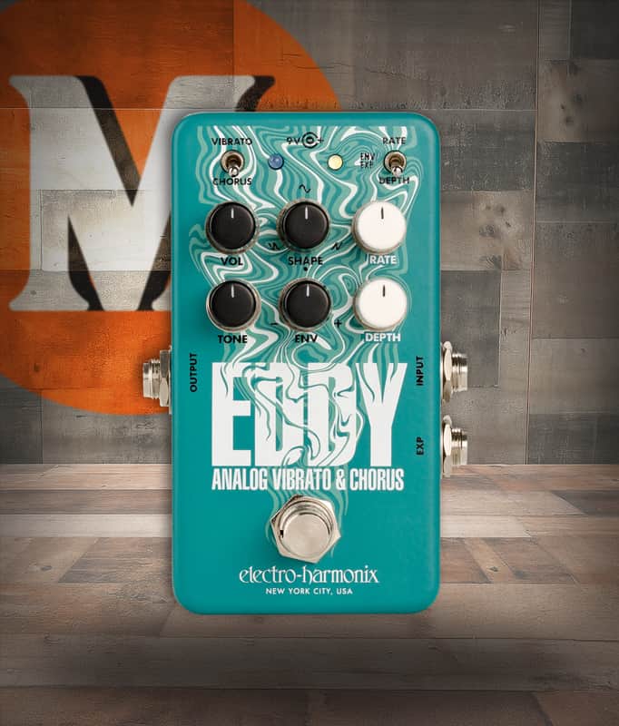 Electro-Harmonix Eddy Vibrato & Chorus Pedal (EDDY) image 1