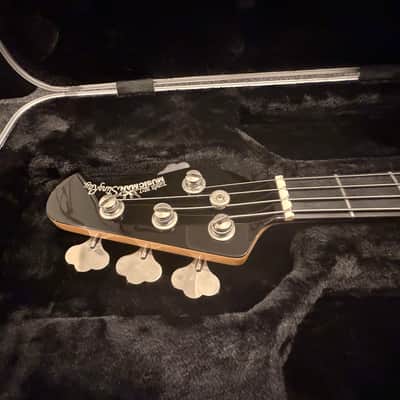 Ernie Ball Music Man StingRay 4 Kanda Shokai 60th Anniversary Limited 1 of 30 Ebony Board Black 2007 image 4
