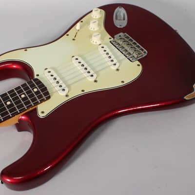 2002 Fender Custom Shop 1960 Stratocaster Candy Apple Red Relic w/OHSC image 10