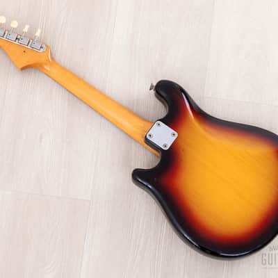 1966 Fender Mandocaster Vintage Electric Mandolin Sunburst, 100% Original w/ Case image 11