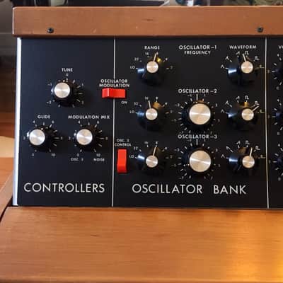 ORiGiNaL --Vintage Moog Minimoog Model D 1970s Walnut analog synth real w MIDI image 14