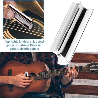 Stainless Steel Guitar Slide Tone Bar, standard Pearse Guitar Steel Bar, steel guitar slide for Electric Guitar Accessories image 3