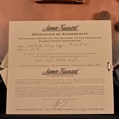 James Trussart Steel Deville 2009 Antique Copper image 8