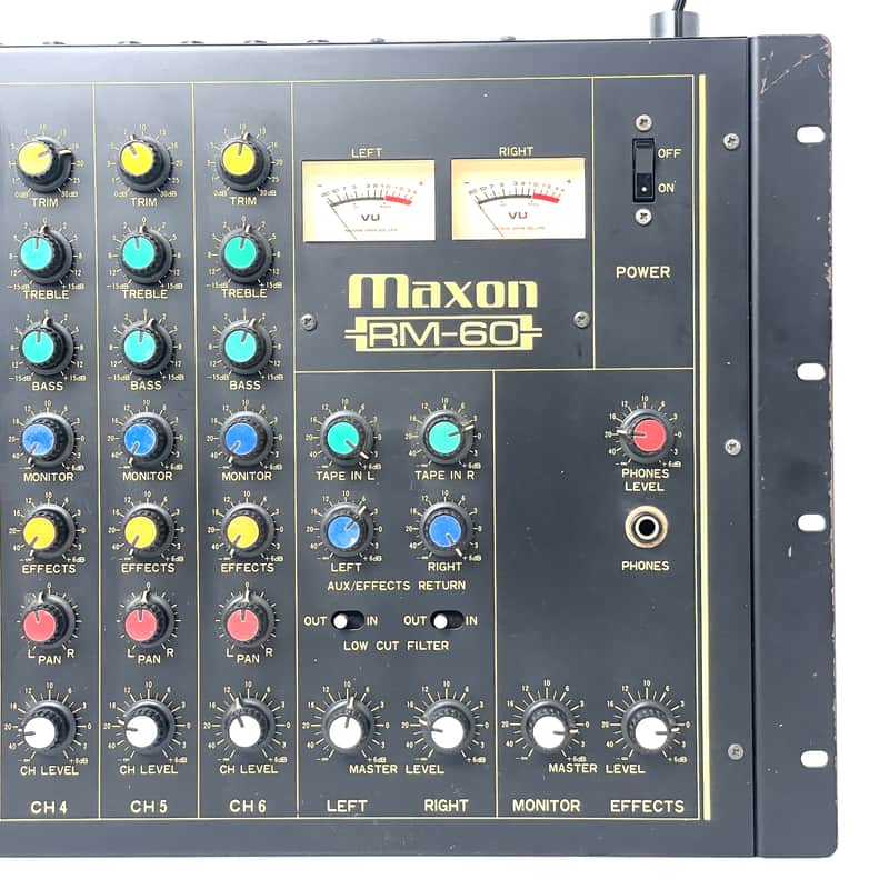 通電ok マクソンMAXON RM-60 ミキサー maxon ステレオミキサー MAXON RM-60 ミキサー maxon - メルカリ