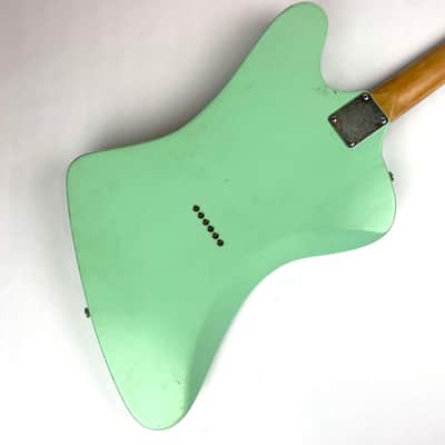Big Tex Telecaster / Firebird, Tele Bird. 2000s - Seafoam Green Neck HB, Tellie rear  pickup.With Hardshell case. image 5