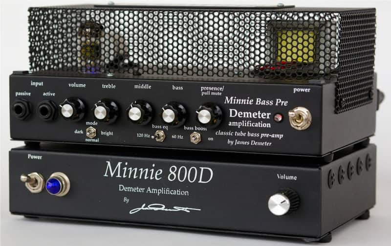 Demeter Minnie 800-D Bass Amp and RARE Minnie Tube Preamp image 1