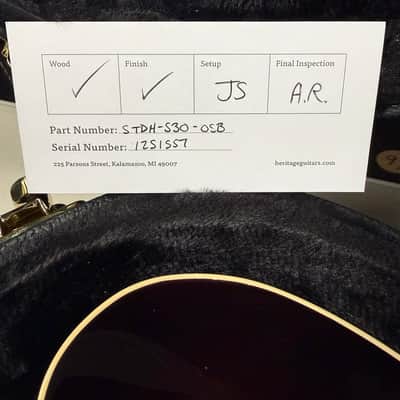 Heritage Standard H-530 2021 w/ Lollar P-90s Very Good Condition Super Clean No Fret Wear (386) image 7