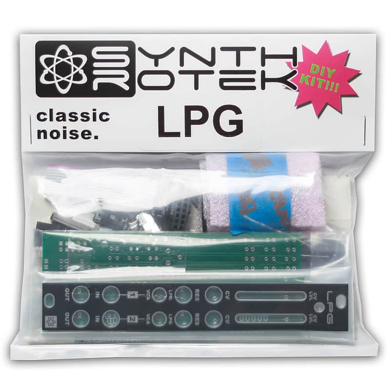 Synthrotek LPG DIY Kit - Dual Low Pass Gate Eurorack Module Kit image 1