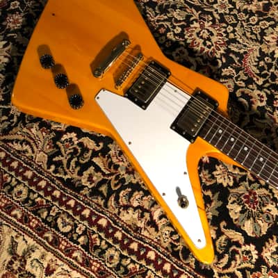 Tokai MIC Love Rock Explorer Korina Top, Gold Hardware image 6