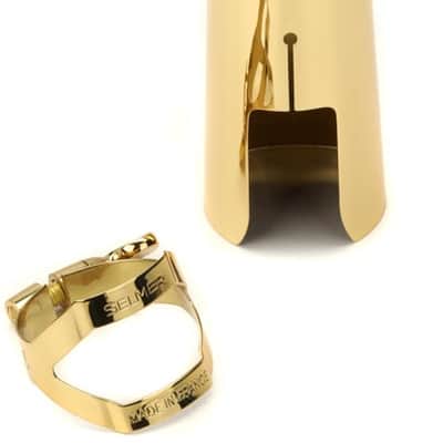 Selmer Paris 440A Alto Saxophone Inverted Ligature and Cap image 2