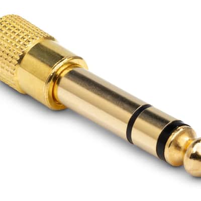 HOSA GHP-105 Headphone Adaptor, 3.5 Mm TRS To 1/4 In TRS image 1
