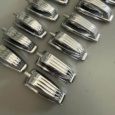 Set of (12) Vintage Ludwig  Large Classic Lugs, Bass/Tom , Super Clean! image 2