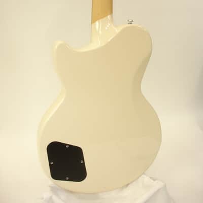 D'Angelico Premier Atlantic Single Cutaway HH with Stoptail Electric Guitar, Antique White w/ Bag image 10