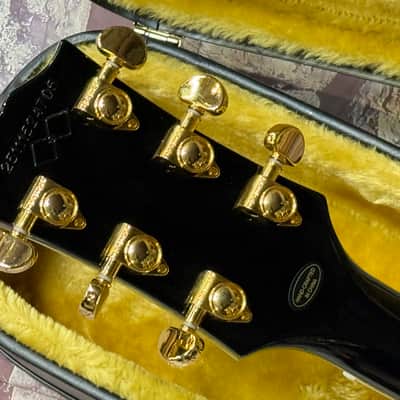 Epiphone IGC Inspired by Gibson Les Paul Custom Ebony New Unplayed Auth Dlr 8lb10oz #705 image 18