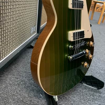 Gibson 70's Les Paul Deluxe Mod Shop 2023 - KeyLime PinStripe image 8