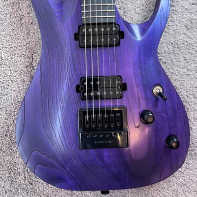 Solar Guitars AC6P RAW - EUROPEAN MASTER SERIES 2024 - Raw Purple Open Pore image 7