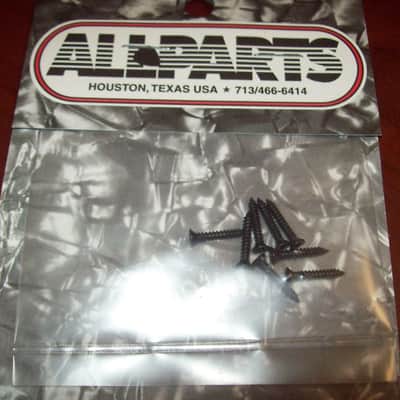 Humbucking Pickup Ring Screws (8), Long - BLACK