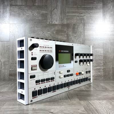 End Cheeks for ELEKTRON Machinedrum / Analog Four / RYTM / Octatrack - WHITE - by KZcraftworks - USA image 1