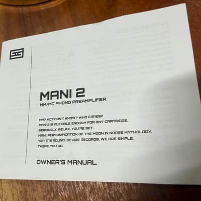 Schiit Mani 2 Phono Preamp for MM, MC and MI Cartridges - Low Noise - MINT! image 8