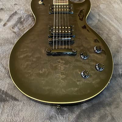 1999 Epiphone  Les Paul Limited Edition Quilt Top Translucent Black Made in Korea (MIK) - Free Pro Setup image 4