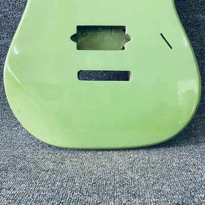 Green HH Guitar Basswood DIY Project Body image 3
