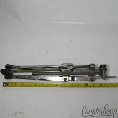 Slingerland Buddy Rich Cymbal Stand Tripod Base Vintage 60s Chrome Black/Gold US image 3