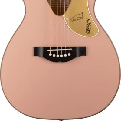 Gretsch G5021E Rancher Penguin Parlor Acoustic-Electric Guitar, Laurel Fingerboard, Shell Pink