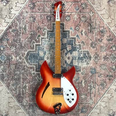 1966 Rickenbacker 330 Vintage Fireglo Made In USA Electric Guitar W/ Original Hardshell Case! image 5