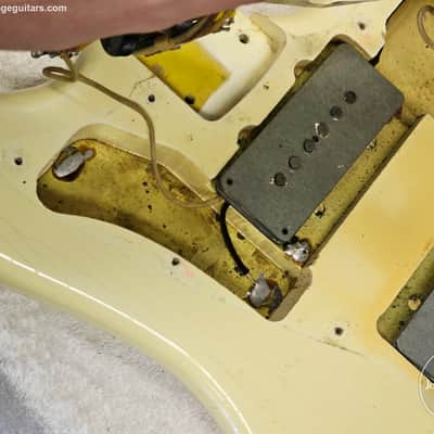 Fender Jazzmaster 1965 Olympic White L Plate image 11