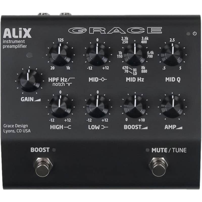 Grace Design ALiX Acoustic Instrument Preamp (Black) image 1