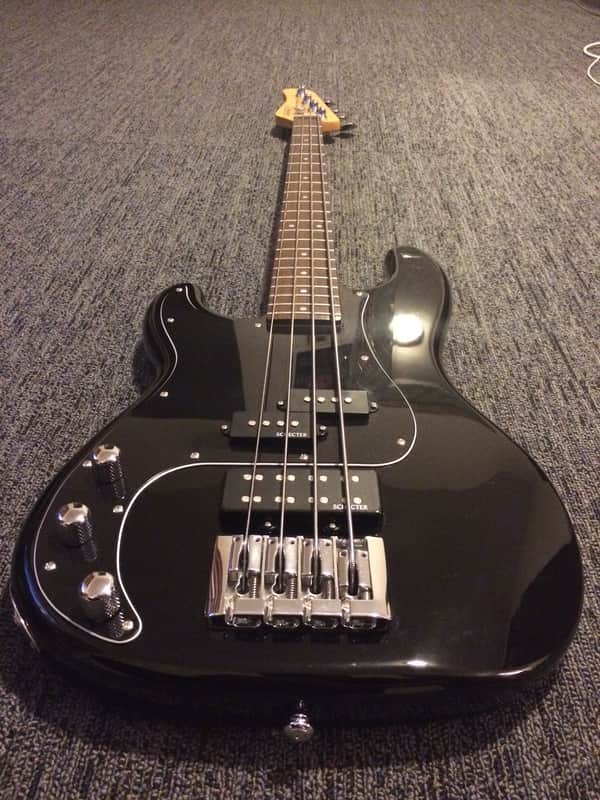 Left Handed Schecter Diamond P Bass Lefty image 1
