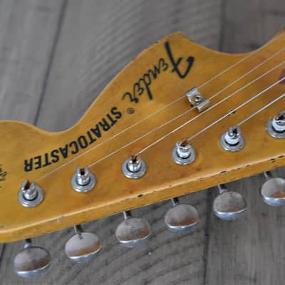 Fender Custom Stratocaster Heavy Relic Lime Green Sparkle CS Texas Specials image 16