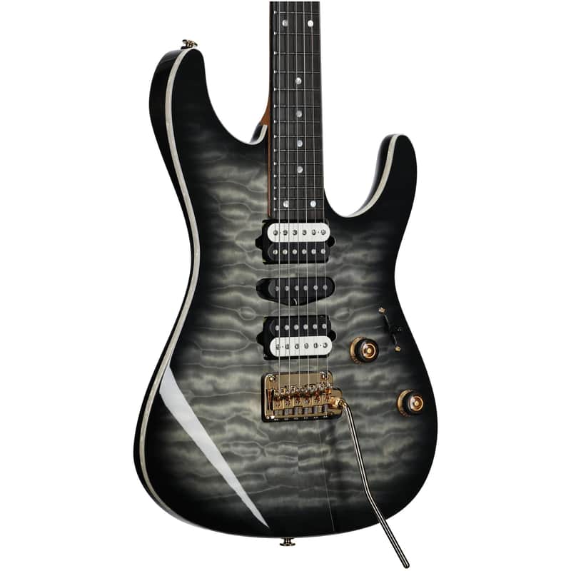 Ibanez AZ47P1QM Premium Electric Guitar (with Gig Bag), Black Ice Burst, Open Box (Very Good) image 1
